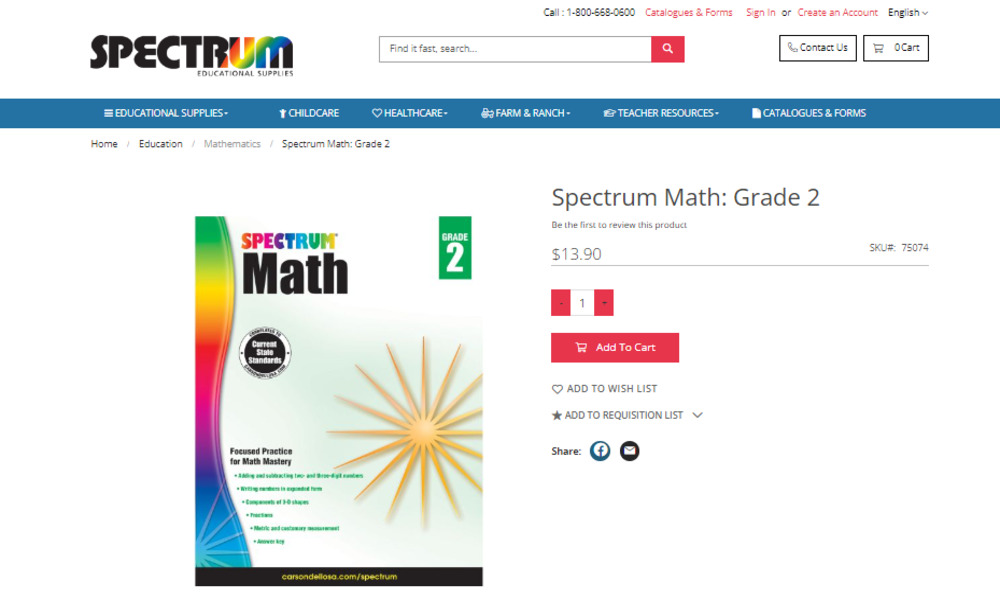 Spectrum Math Review